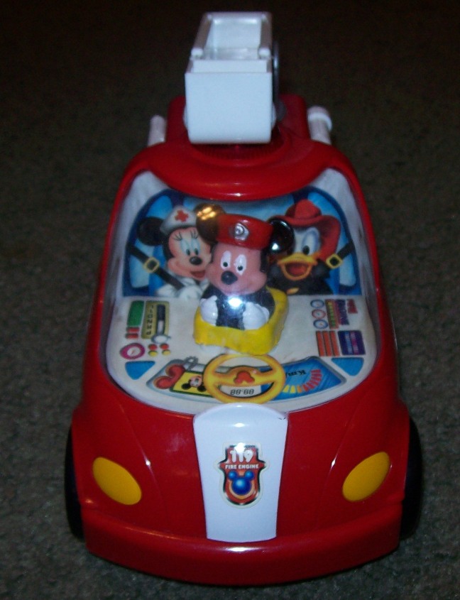 mickey mouse fire truck remote control